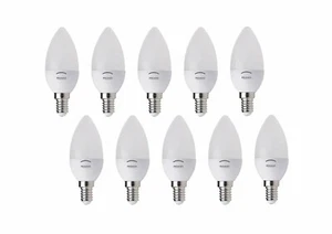 10 LAMPADE LED OLIVA C37 8,5WATT 4000K natura A+ LAMPADINA PEGASO - Foto 1 di 5