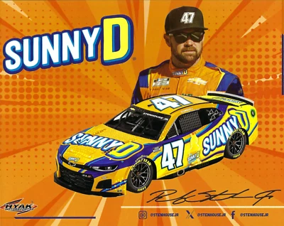 Postal de la serie NASCAR CUP #47 "SUNNY D" 2025 RICKY STENHOUSE JR" Foto 1 de 2
