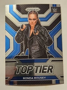 Ronda Rousey - 2023 Panini Prizm WWE Top Tier Insert Card - Picture 1 of 2