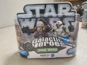 Star Wars Galactic Heroes (2010) Sergeant Bric & Clone Trooper Echo Figure Set - Picture 1 of 3