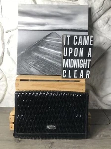 Lancôme Black Lined ZIP Pockets Travel Case Makeup Jewelry Bag New Without Tags - Picture 1 of 12