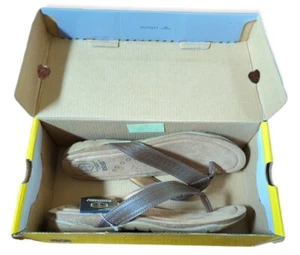 Khombu Women's Size 10M Sadie Toffee Flip Flop Summer Sandals NEW - Picture 1 of 4