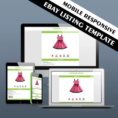 Ebay Template Responsive Professional Listing Design Auction Html Mobile 2019 - Image 1 of 4