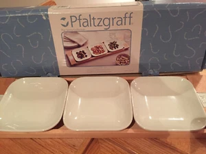 Pfaltzgraff Sierra 3 Abschnitt Relish / Hors d'oeuvre Serviertablett Caddy ~ Neu aus altem Lagerbestand Neu im Karton - Bild 1 von 11