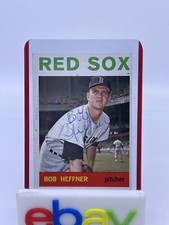 1964 BOB HEFFNER Signed Topps 79 Boston Red Sox AUTOGRAPHED RARE