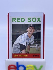 1964 BOB HEFFNER Signed Topps 79 Boston Red Sox AUTOGRAPHED RARE