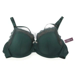 ADORE ME Emerald Green Bra Lace Trim underwire size 40C New - 392 - Picture 1 of 3