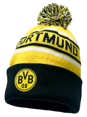 Official Fan Ink Borussia Dortmund Beanie - Licensed BVB Winter Hat