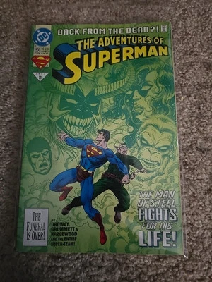 DC Comics 1993 The Adventures Of Superman #500  Back From The Dead 11 Ordway CV - Image 1 of 3