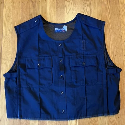 Blauer 8470 Wool Blend ARMORSKIN VEST OUTER ARMOR CARRIER Black XL - Image 1 of 4