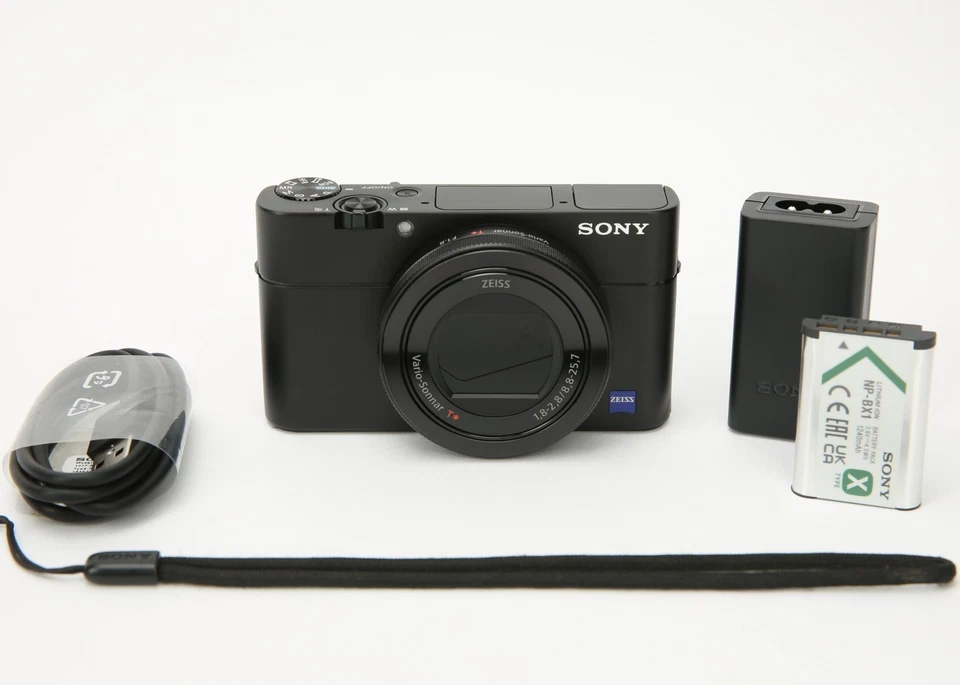 Sony Cyber-shot RX100 VA (DSC-RX100M5A) Compact Digital Camera 20.1MP, 2.9x Zoom - Image 1 of 4