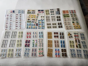 Grande lotto USPS 218 francobolli 6 cent 1968 emissioni $13 valore nominale varietà $8 - Foto 1 di 10