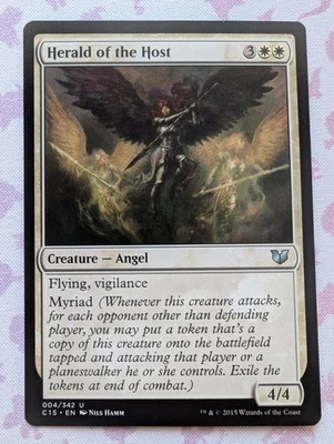 MTG Magic the Gathering Herald of the Host (4/367) Commander 2015 - Image 1 of 2