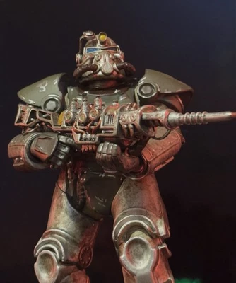 Fallout Power Armor T-51: 9-Inch Collectors Statue Created by 𝗧𝗛𝗜𝗡𝗞𝗚𝗘𝗘𝗞 - Image 1 of 4