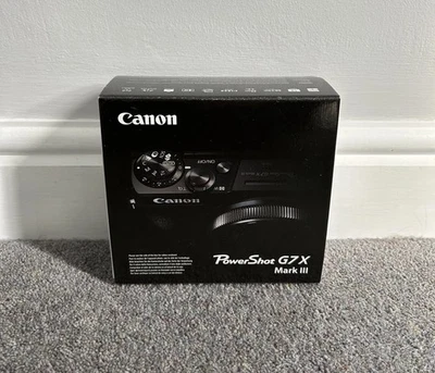 Canon PowerShot G7 X Mark III 20.1MP Compact Camera - Black - Brand New ✅ - Image 1 of 4