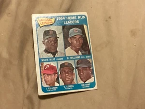 1965 Topps #4 1964 Home Run Leaders Mays /Williams / Callison /Cepeda /Hart) -EX - Picture 1 of 2