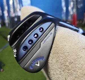 CALLAWAY MD5 JAWS BLACK NITRIDE 2 WEDGE SET 56-60 SPINE ALIGNED BLACK PVD KBS - Picture 1 of 8