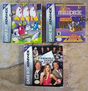 Lot of 3 - Game Boy Advance Boxes - Egg Mania, Super Breakout *SEE DESC* - Picture 1 of 10