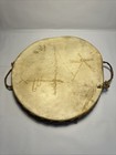 Vintage Native American 19” Tribal Musical Drum Leather Stretched Double Sided