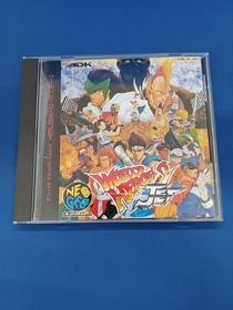 ADK World Heroes 2JET Neo Geo CD Game Used with minor scratches