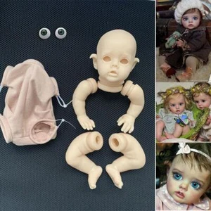 12in Reborn Puppe Set Unlackiert Fairy Elfe Kopf+Gliedmaßen + Augen + Tuch Body - Bild 1 von 8