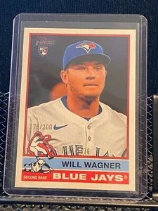Will Wagner RC 2025 Topps Heritage Bicentennial #176/200 #35 Blue Jays - Picture 1 of 2