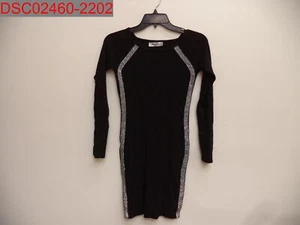 NWOT - Rui Rui Women's Black Bodycon Dress with Rhinestones, Size S - Picture 1 of 7