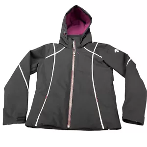 Descente Women's Bree Ski Hooded Insulated Jacket Size US 4 Black - Picture 1 of 19