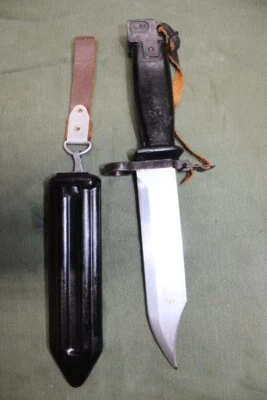 China Polytech Multi-Purpose Combat Rifle Knife Scabbard 7.62x39 5.45 PC63 - Image 1 of 4