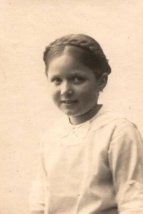 Child Portrait Life in Denmark 1900 - 1950s Rare Vintage Photo Small Size 9x6cm - Picture 1 of 1