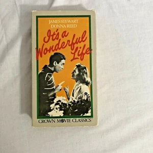 It's A Wonderful Life (VHS,1946) Christmas Classic Movies PF - Picture 1 of 4
