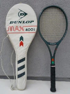 Dunlop Max 400i GRAFIL XAS INJECTION Tennis Racquet Racket 4 1/2" & Case England - Picture 1 of 12