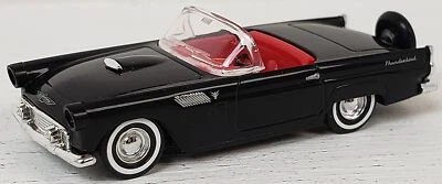 BUSCH NEW HO 1/87 Scale 1956 Ford Thunderbird Convertible in Black Finish - Image 1 of 4