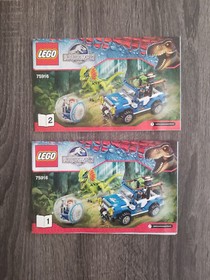 LEGO Jurassic World 75916 Dilophosaurus Ambush Manuals Only