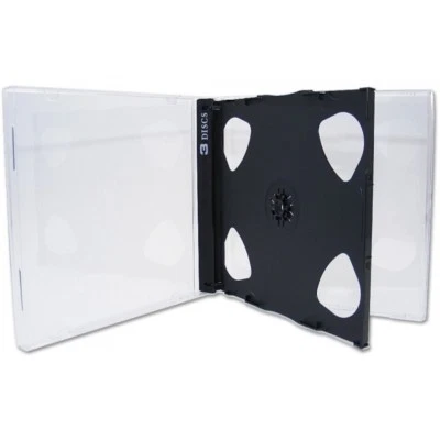 10 Xlayer 3er 3fach DVD CD Hüllen jewelcase