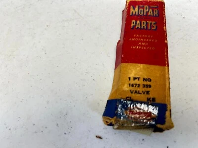 Клапан регулятора коробки передач 1956-1961 Chrysler Imperial Torqueflite 1672359 новый из старых запасов - Изображение 1 из 4