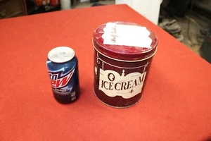 Vintage Half Gallon Ice Cream King Container Rockaway New Jersey Antique Tin #5 - Picture 1 of 5