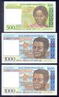 Madagascar 500 - 25000 Francs ND (1994-1998) P75 - 82 UNC