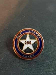 Sombrero/Solapa Pin J Vintage Esmalte Don Carter 200 All Star Lanes - Imagen 1 de 2