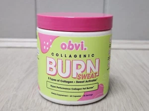BRAND NEW: OBVI - COLLAGENIC BURN SWEAT - 60 CAPSULES - 30 SERVING - WEIGHT LOSS - Picture 1 of 6