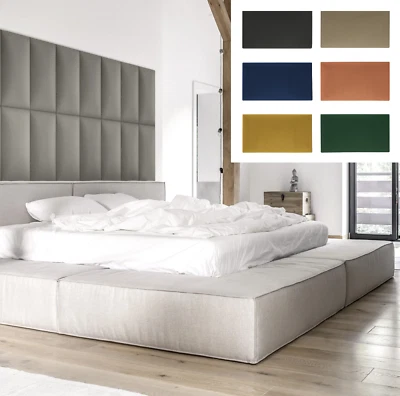 Decorative Wall Panels 60x30 cm | Soundproof & Thermal | Plush or Textured Finis