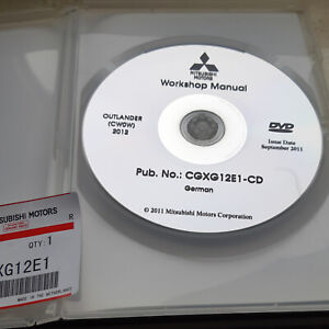 Werkstatthandbuch Mitsubishi Outlander (CW0W) CD Deutsch 2012