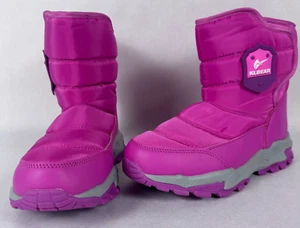 KLBear Brand Winter Snow Boots for Kids Girls Pink Ski Snow NEW Various Sizes - Picture 1 of 9