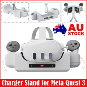 For Meta Quest 3 Accessories VR Handle Controller Storage Dock Charging Stand AU - Picture 1 of 11