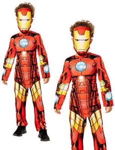Iron Man Boys Marvel Superhero Book Day Fancy dress Kids Costume - Picture 1 of 4