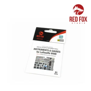 Red Fox Studio RFSQS-48181 - 1/48 Juego de instrumentos y medidores para Luftwaffe Segunda Guerra Mundial (I - Imagen 1 de 1