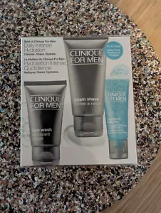 Clinique for Men Daily Intense Hydration Travel Set.Wash, Cream Shave & Hydrator - Picture 1 of 3