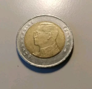 2010 Thailand Coins 10 Baht..Lucky Coins - Picture 1 of 4