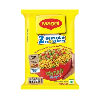 Nestlé Maggi 2 minutos instantáneo indio picante sabroso fideos + Masala 70 g bolsa de 1 Foto 1 de 4