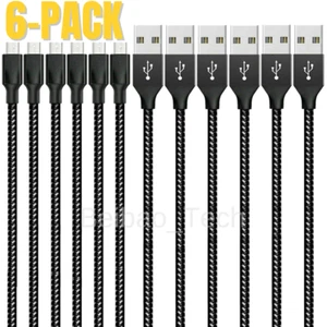 Wholesale Bulk Lot 10Ft Fast Micro USB Charging Charger Cable For Android Phone - Picture 1 of 7